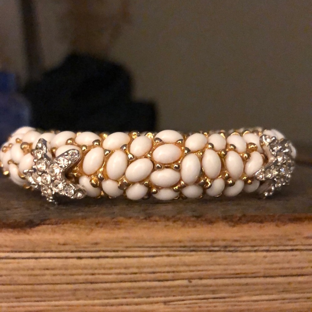 Kenneth jay lane crystal starfish bracelet